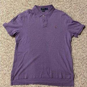 Polo - Collared Shirt. 
Size - Large. 
Color - Purple.